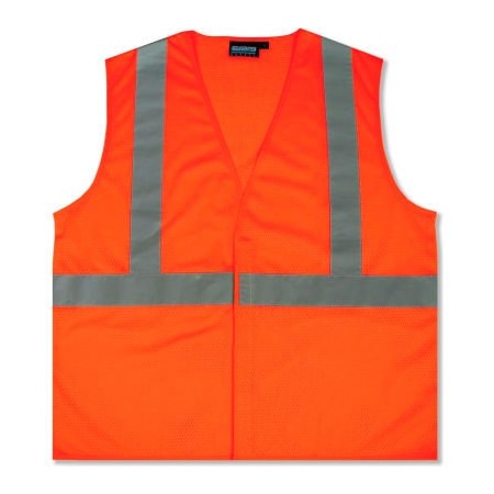 Erb Safety Aware Wear ANSI Class 2 Economy Mesh Vest, - Lime, Size XL 61427